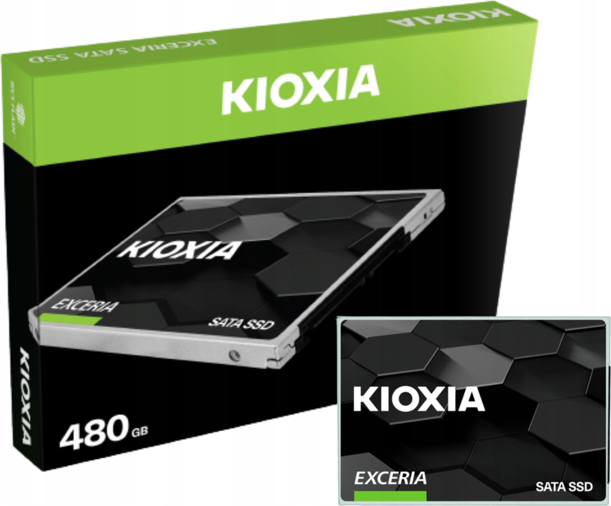 SSD Kioxia Exceria 480GB SATA 6Gbit/s 2,5-Beschleunigen Sie PC oder Laptop