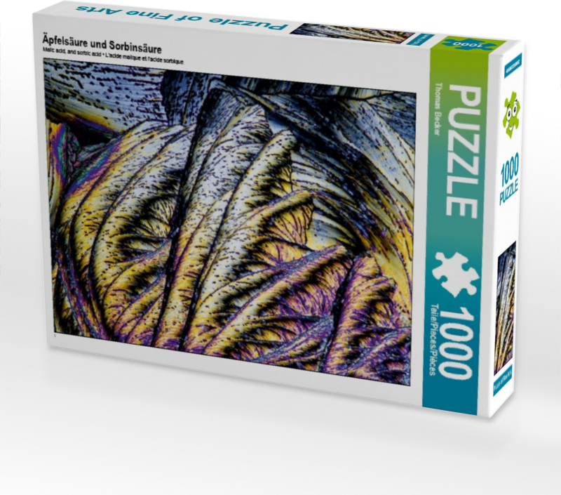 Calvendo Äpfelsäure und Sorbinsäure 1000 Teile Puzzle quer 640x480mm, Becker Thomas; 7303519