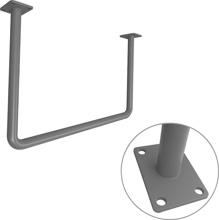 Monkey-Gym Klimmzugstange Deckenmontage Reckstange Grau pull-up-gray