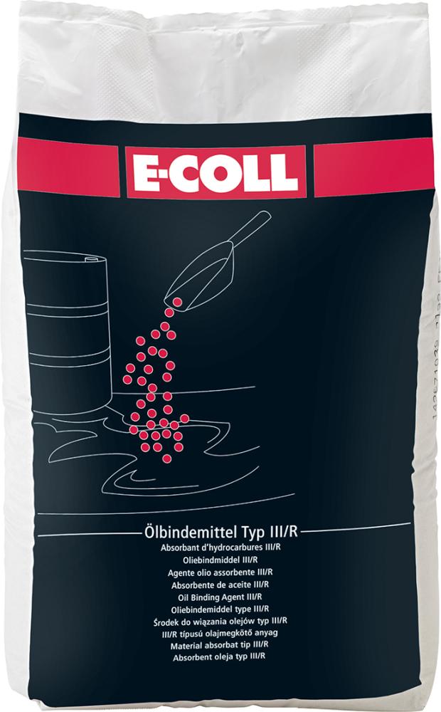 E-Coll Ölbindemittel, Typ III/R, 30L Sack, fein