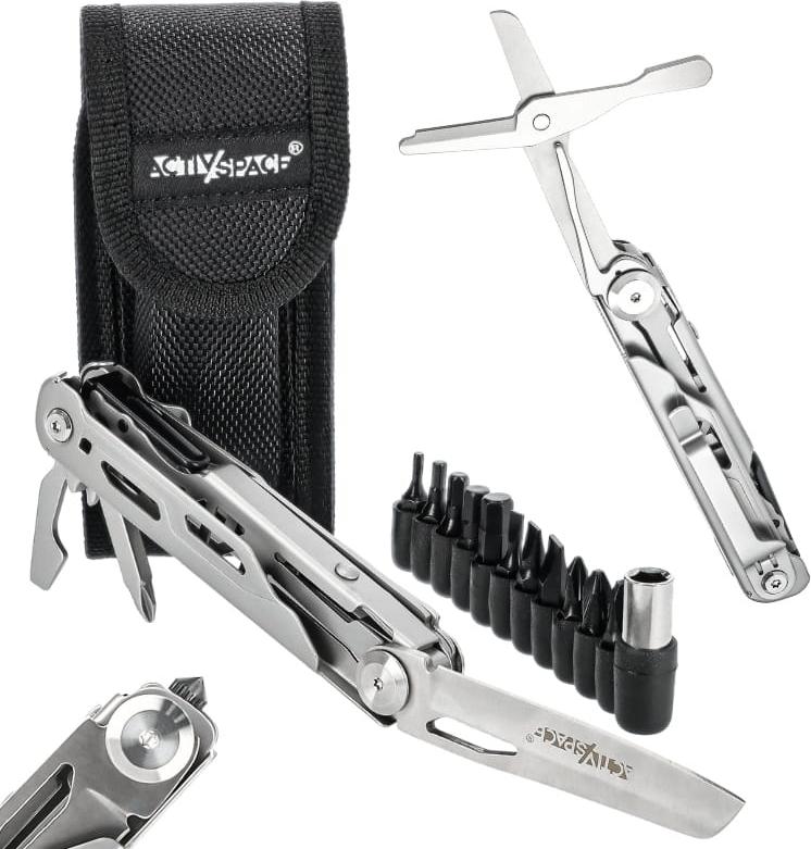 Activ Space Survival-Multitool 7-in-1 Multitool-Set + Bits