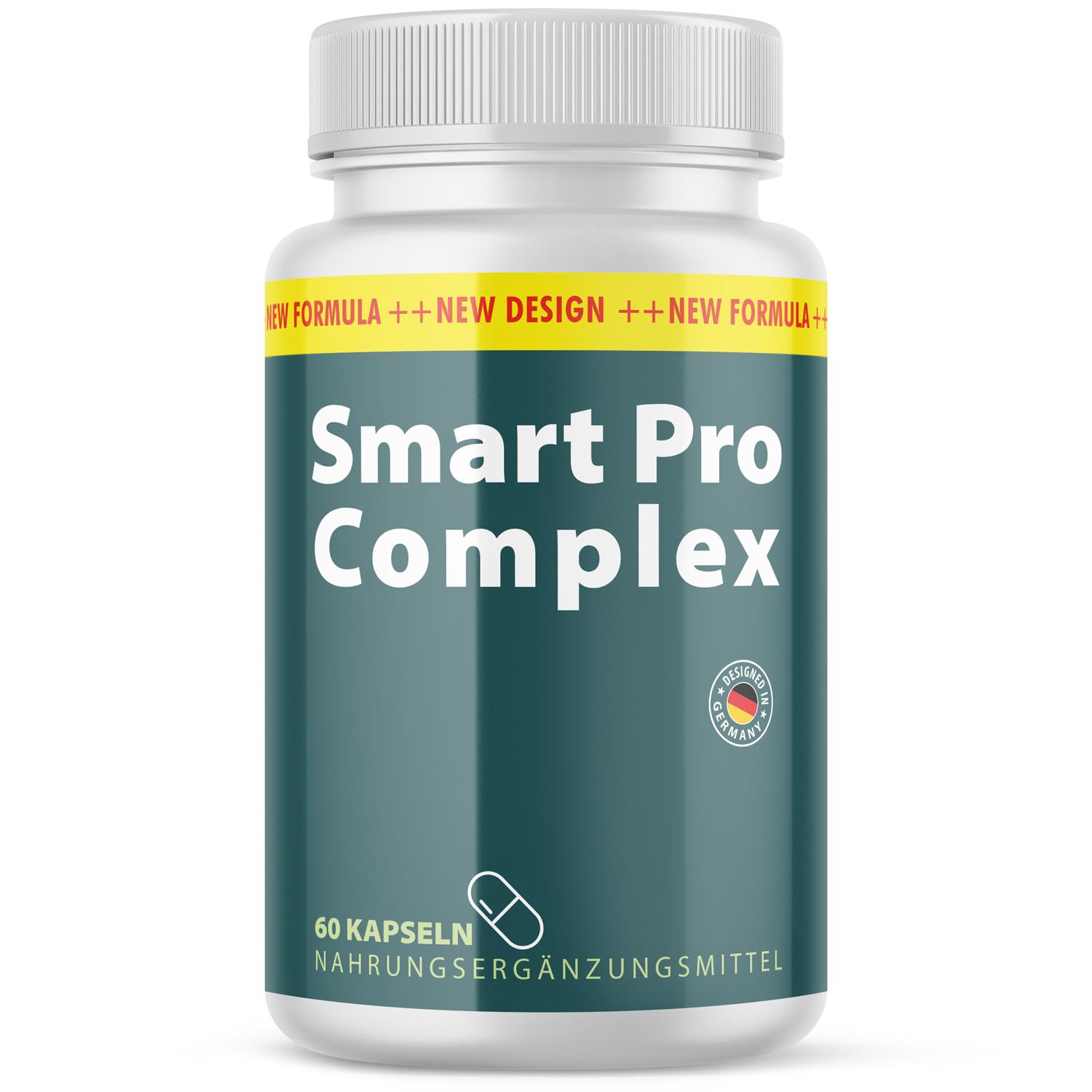 Glory Products OÜ Smart Pro Complex Kapseln - Mehr Motivation im Training - 60 Kapseln