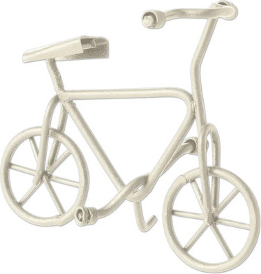 Glorex Mini-Gardening Fahrrad creme 6,5x4x5,5 cm