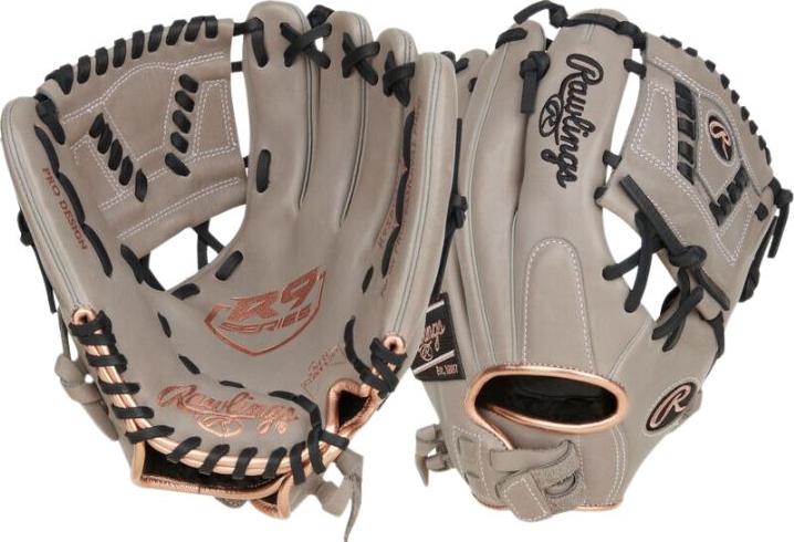 Rawlings R9SB115U-31GB R9 Fastpitch Softball-Handschuh 11,5 Zoll | Linkshänder Baseball/Softball Artikel