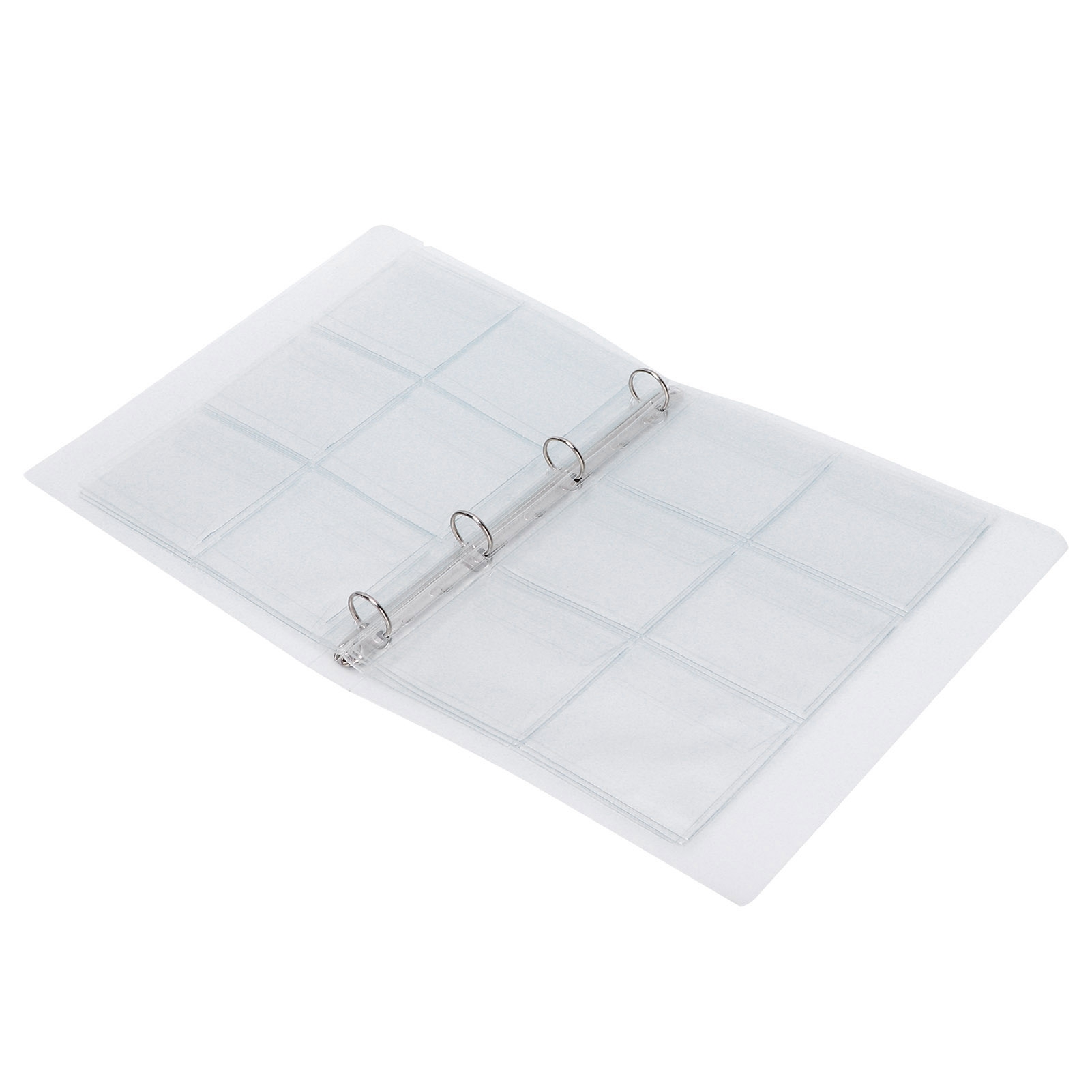Cocosity Transparenter Binder,Foto-Organizer-Binder,Abzeichen-Aufbewahrungsbuch,Sammlungsbinder,Transparentes Sammlungsbuch,Aufbewahrungsmappe