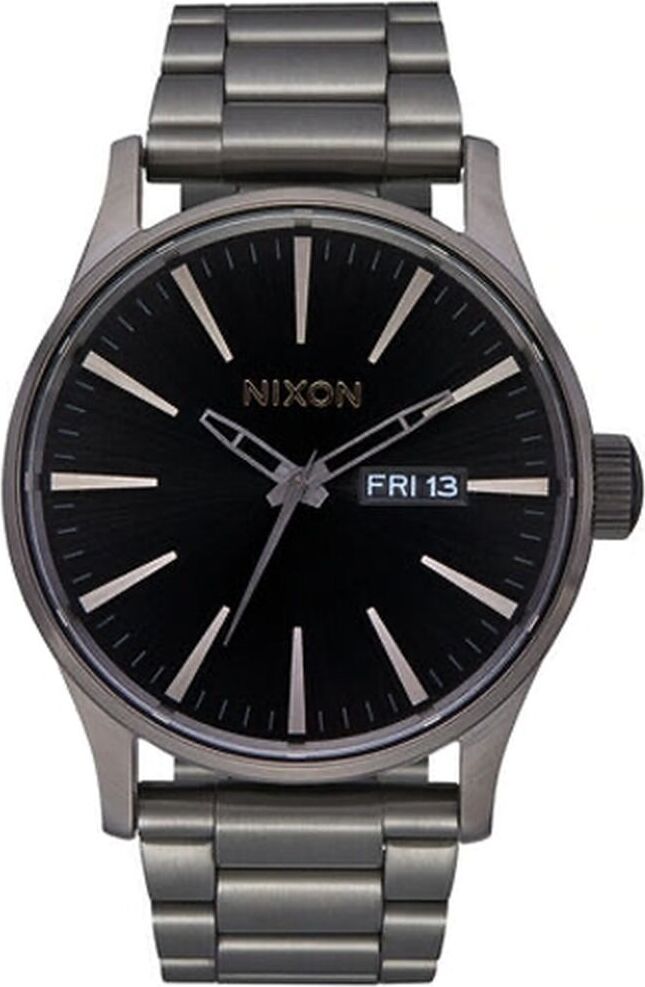 NIXON Orologio classico NIXON-A356-P, Completamente nero-nero, misura unica, Personalizzato