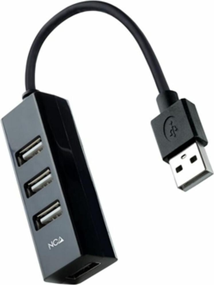 Rozbočovač USB NANOCABLE 10.16.4404 Black (1 kus)