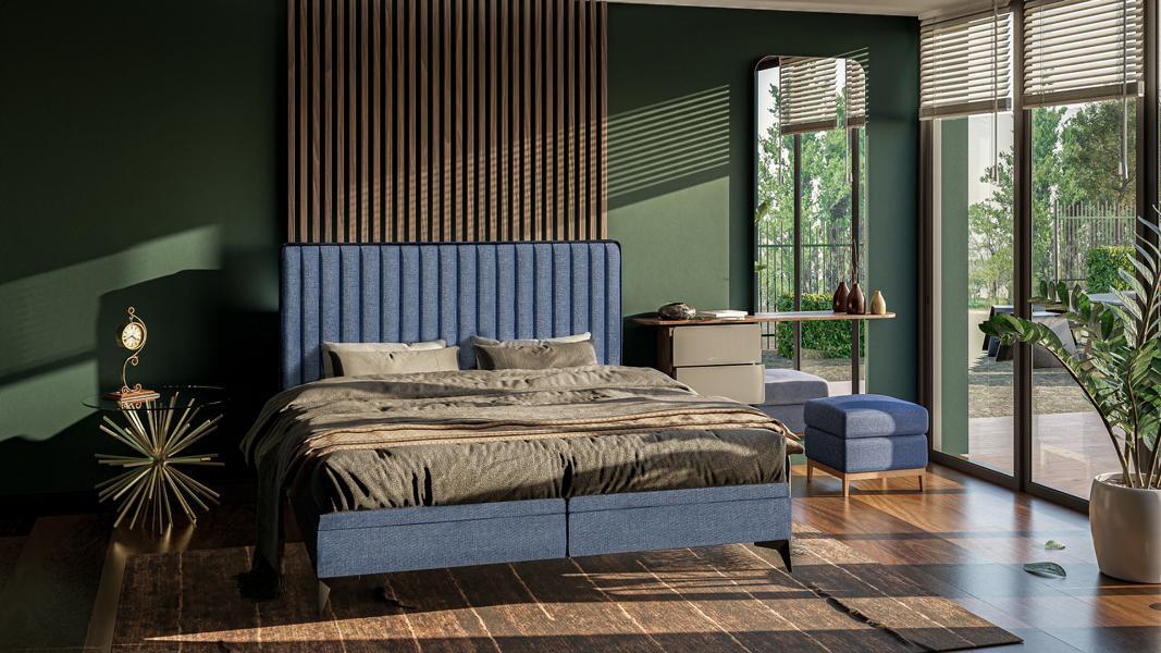 Boxspringbett Modern Doppelbett Schlafzimmer - JVmoebel JVM4067282546790
