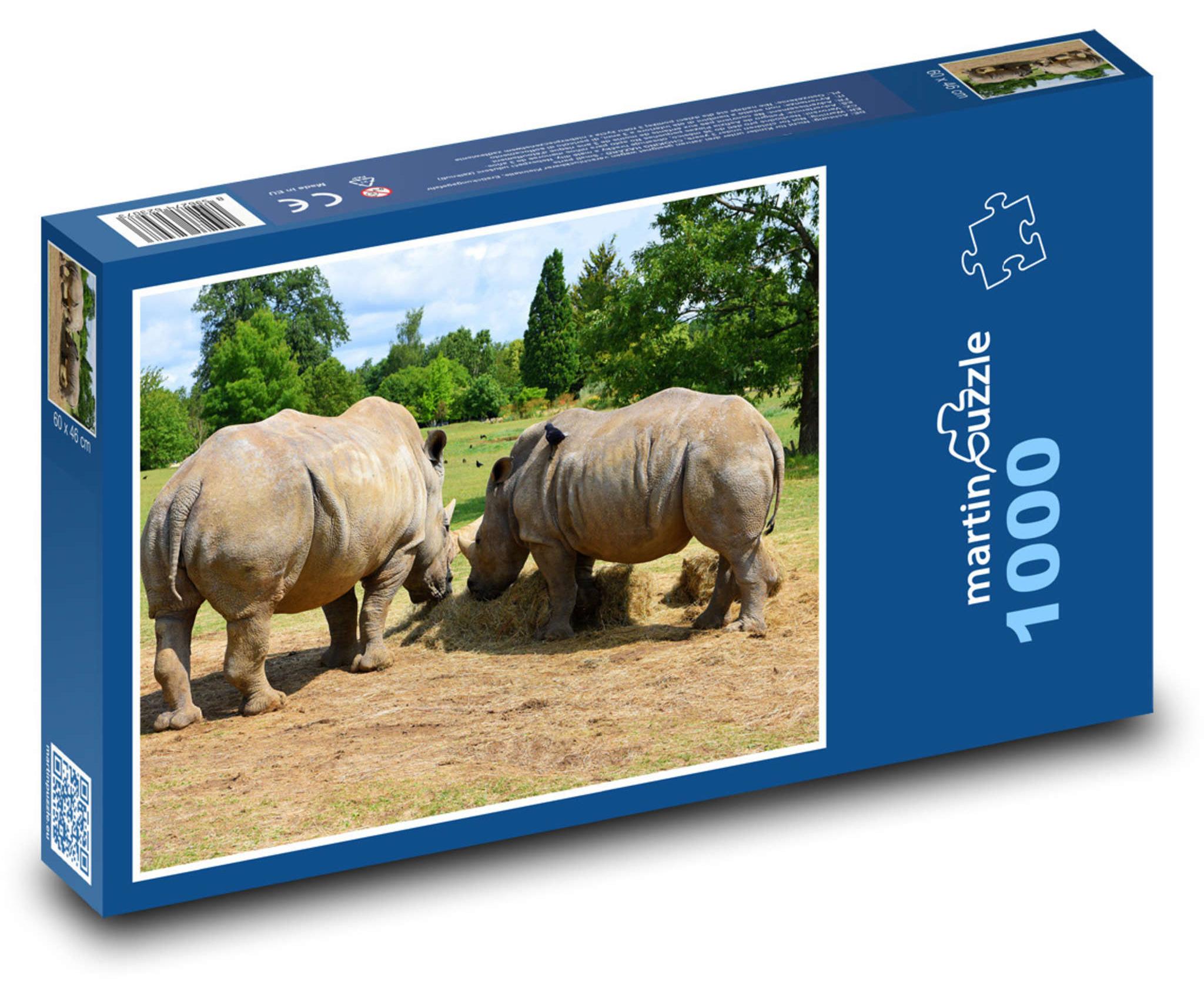 MCprint martinpuzzle - Puzzle 1000 Teile - Nashörner