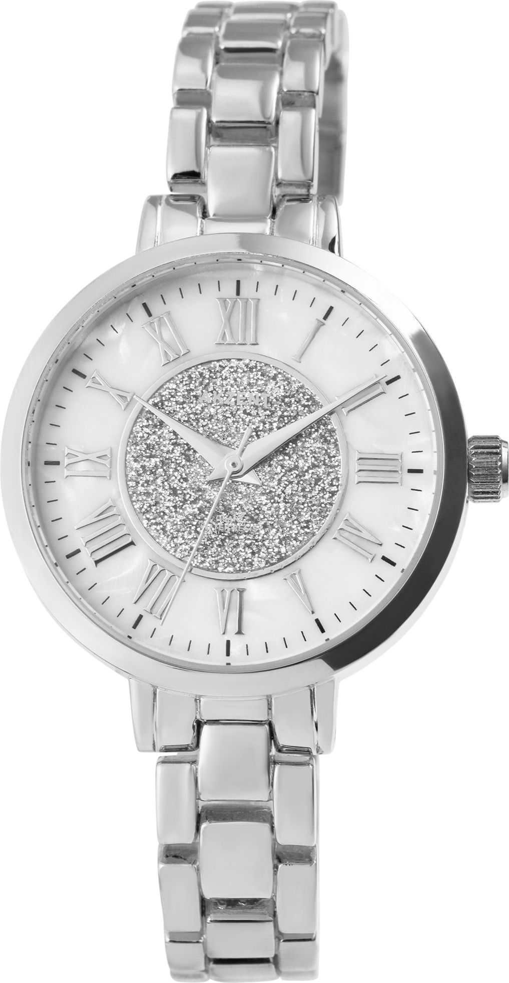 Akzent Exclusive Damenarmbanduhr mit Metallarmband