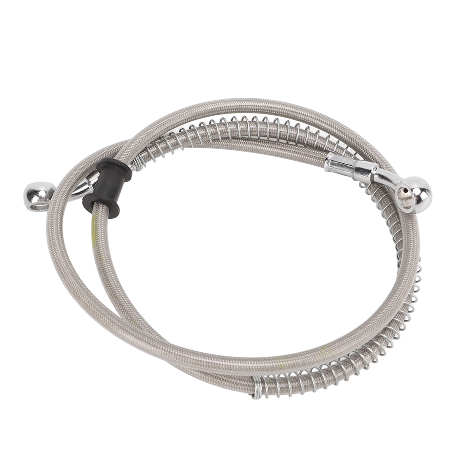 Cocosity Motorrad-Bremsschlauch,Bremsleitung für Motorrad,Motorrad-Bremsleitung,Universal-Motorrad-Bremsschlauch,Gestrickte Stahl-Bremskupplung,120cm Motorrad-Bremsschlauch