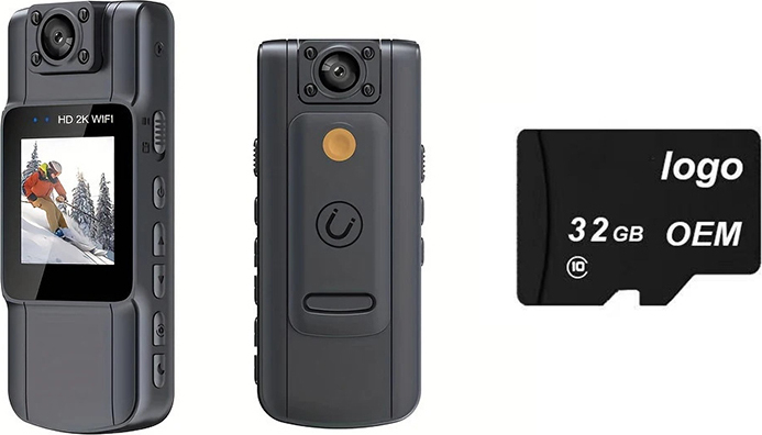 INF HD-Clip-on-Body-Camcorder M11-1 mit 32G-TF-Karte 381993