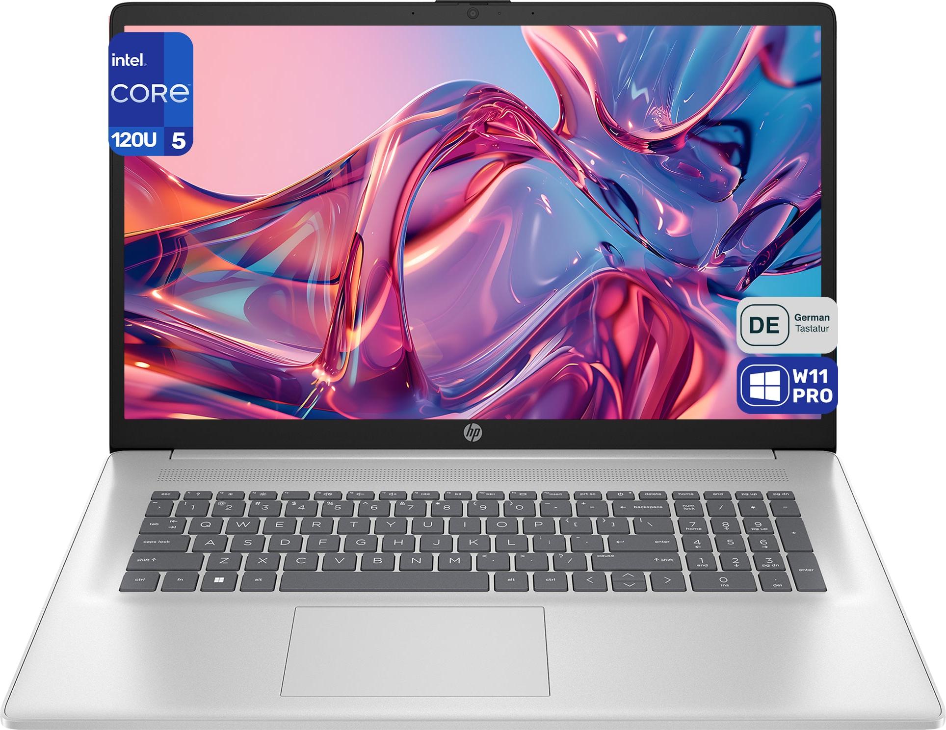 HP 17 Business Laptop, Core i5-120U, 17.3