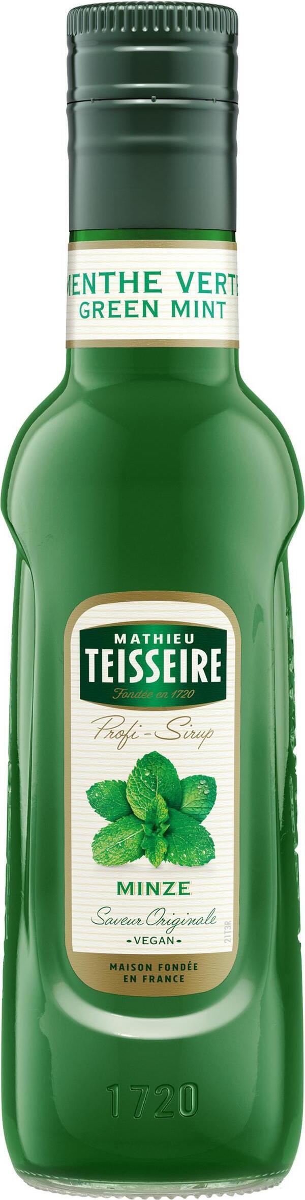 Mathieu Teisseire Getränke-Sirup Pfefferminz 0,25L (1er Pack) 79418