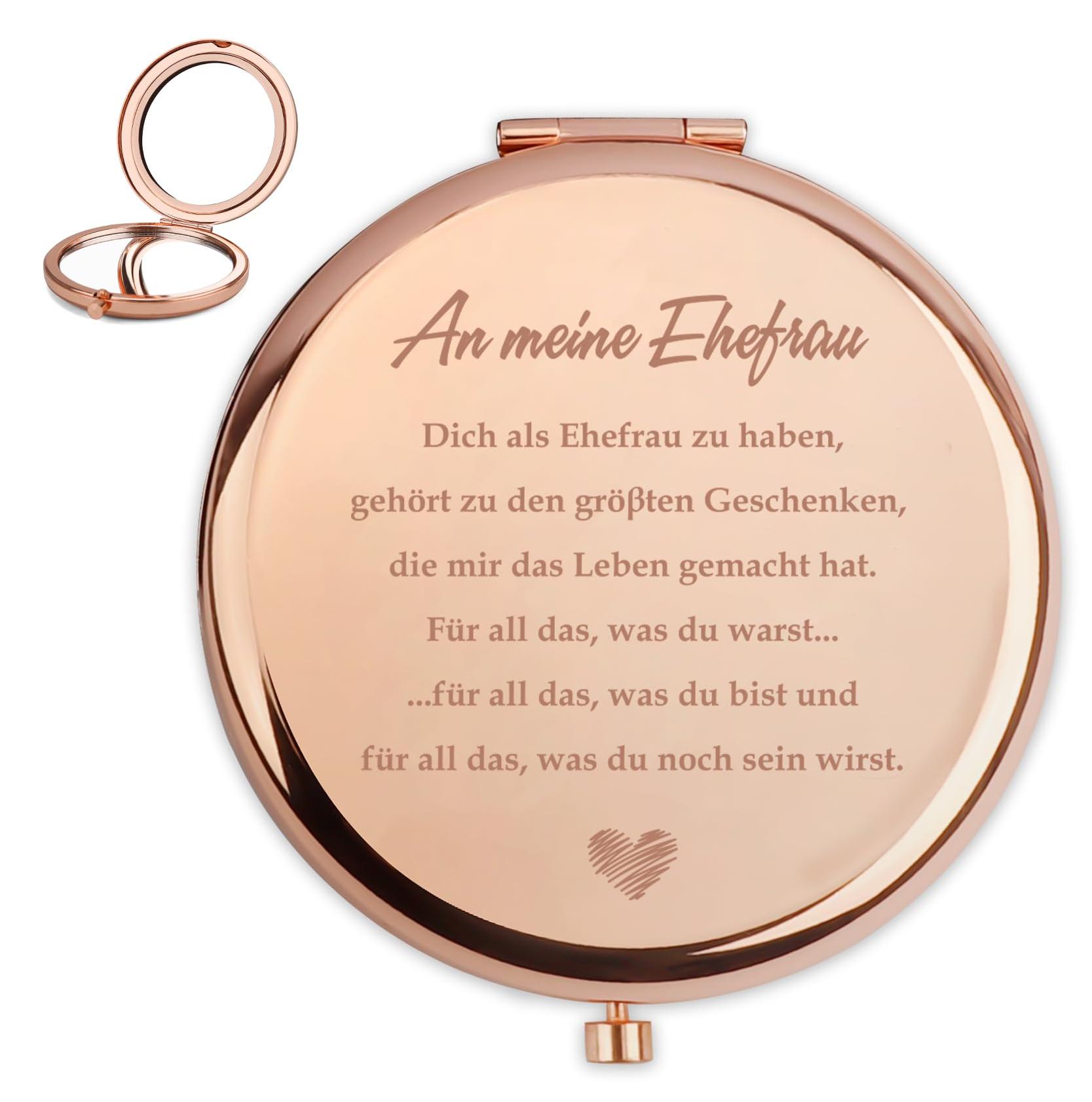 Markenlos Geschenkidee für Ihre Frau: Schminkspiegel, Geschenk für Ihre Frau, Geschenke für Paare, Geschenkidee für Sie beide, Muttertagsgeschenk für Ihre Frau, Weihnachtsgeschenk für Ihre Frau