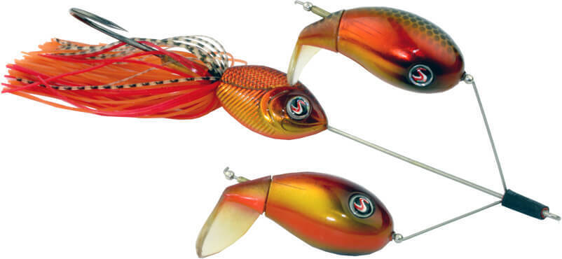 River2Sea Double Plopper 148 Buzzbait 18g Sunkist R2S-DP148