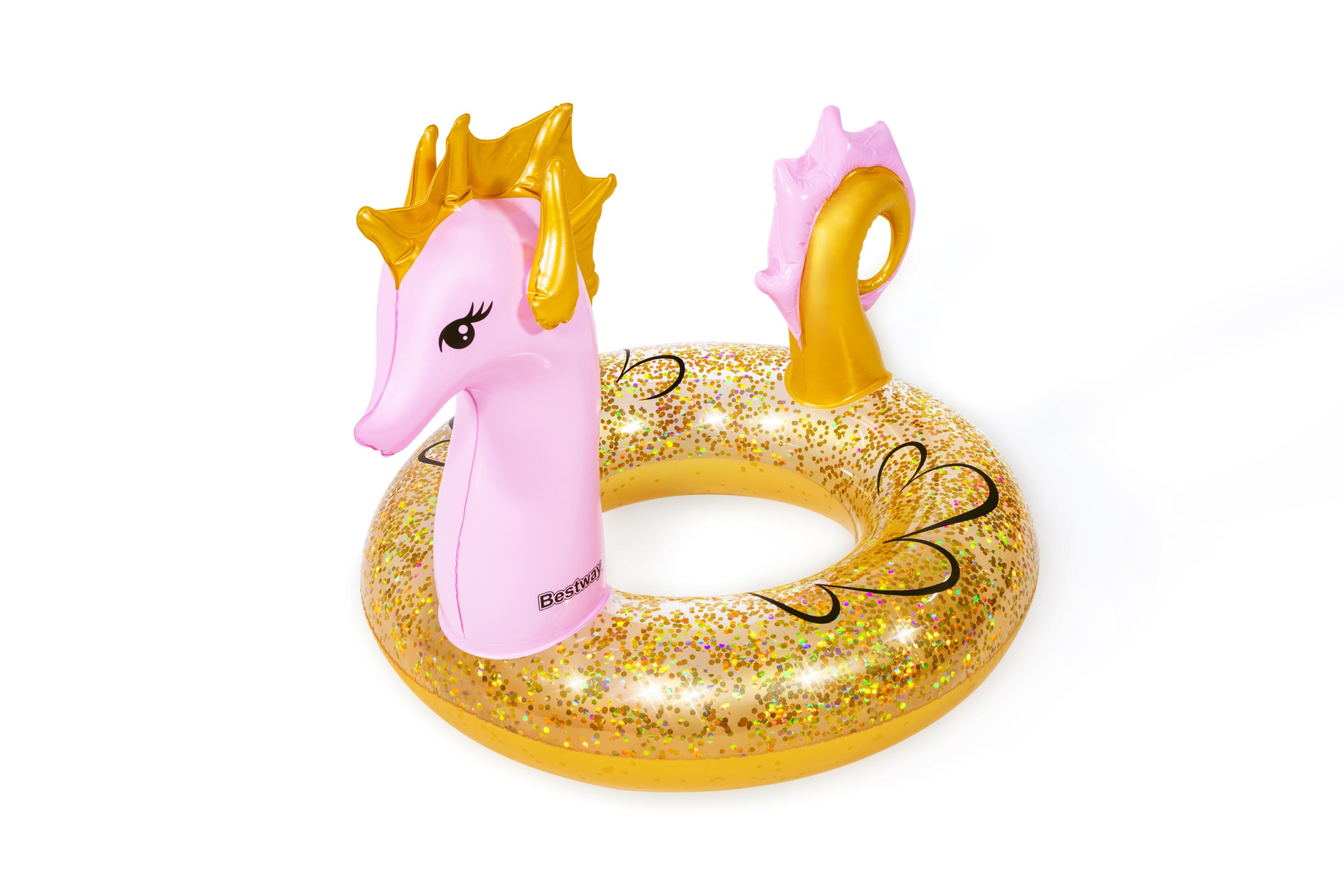 Bestway® Schwimmtier Glitter Seahorse 115 x