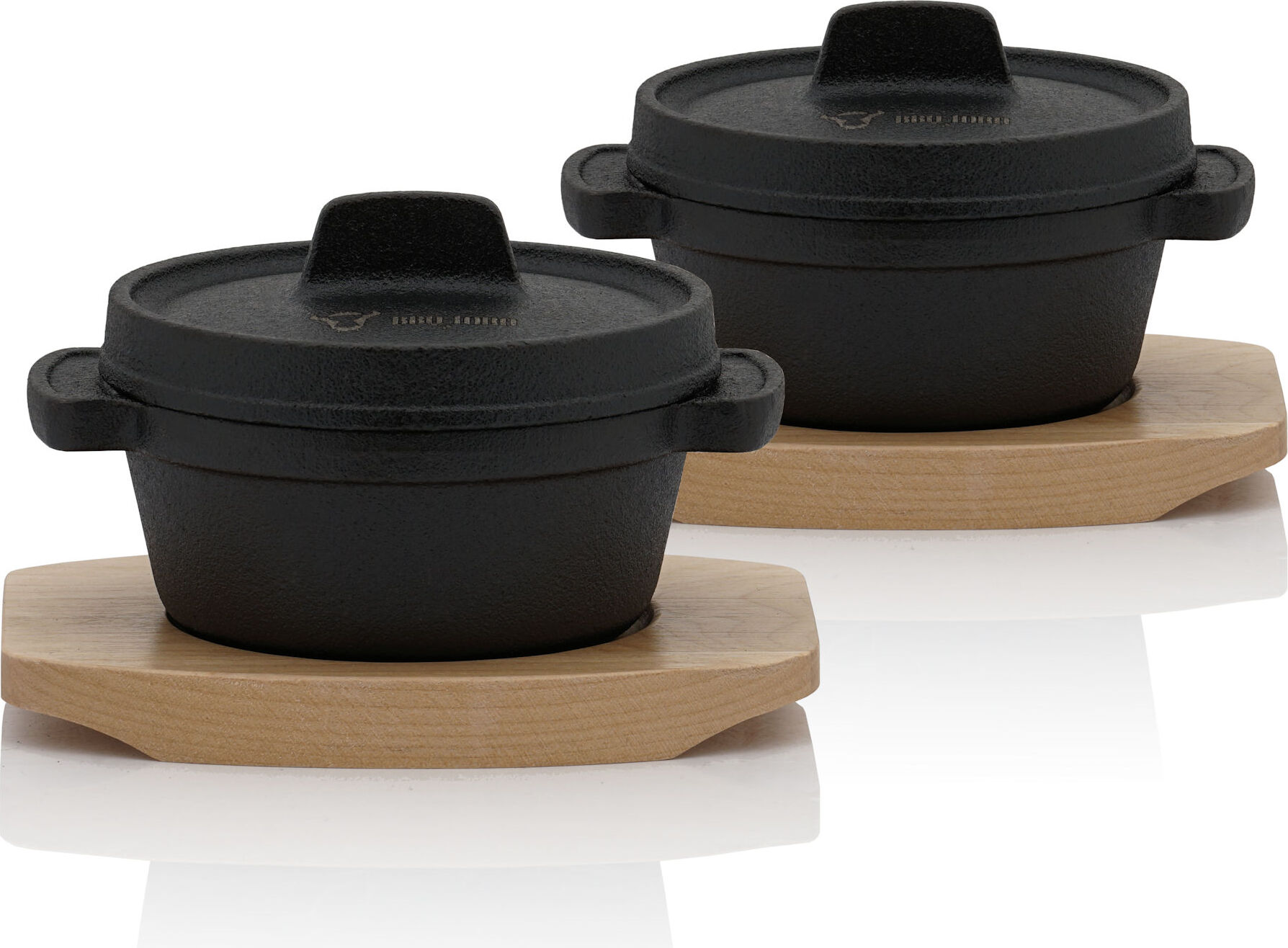 BBQ-Toro Mini Dutch Oven (2 sztuki) | Ø 11 cm | Żeliwny