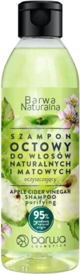 BARWA Natrliches Essigsure-Reinigungsshampoo fr natrliches und stumpfes Haar 300ml BW5634