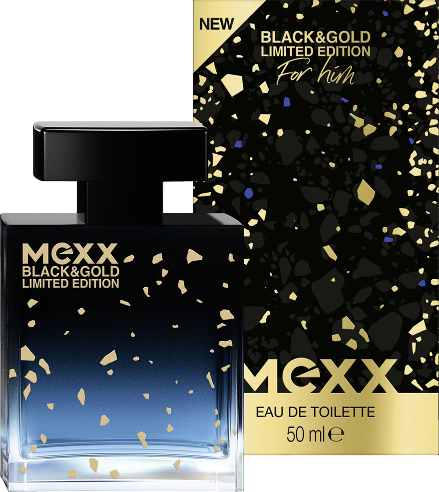 Mexx Black & Gold Limited Edition toaletná voda pánska 50 ml