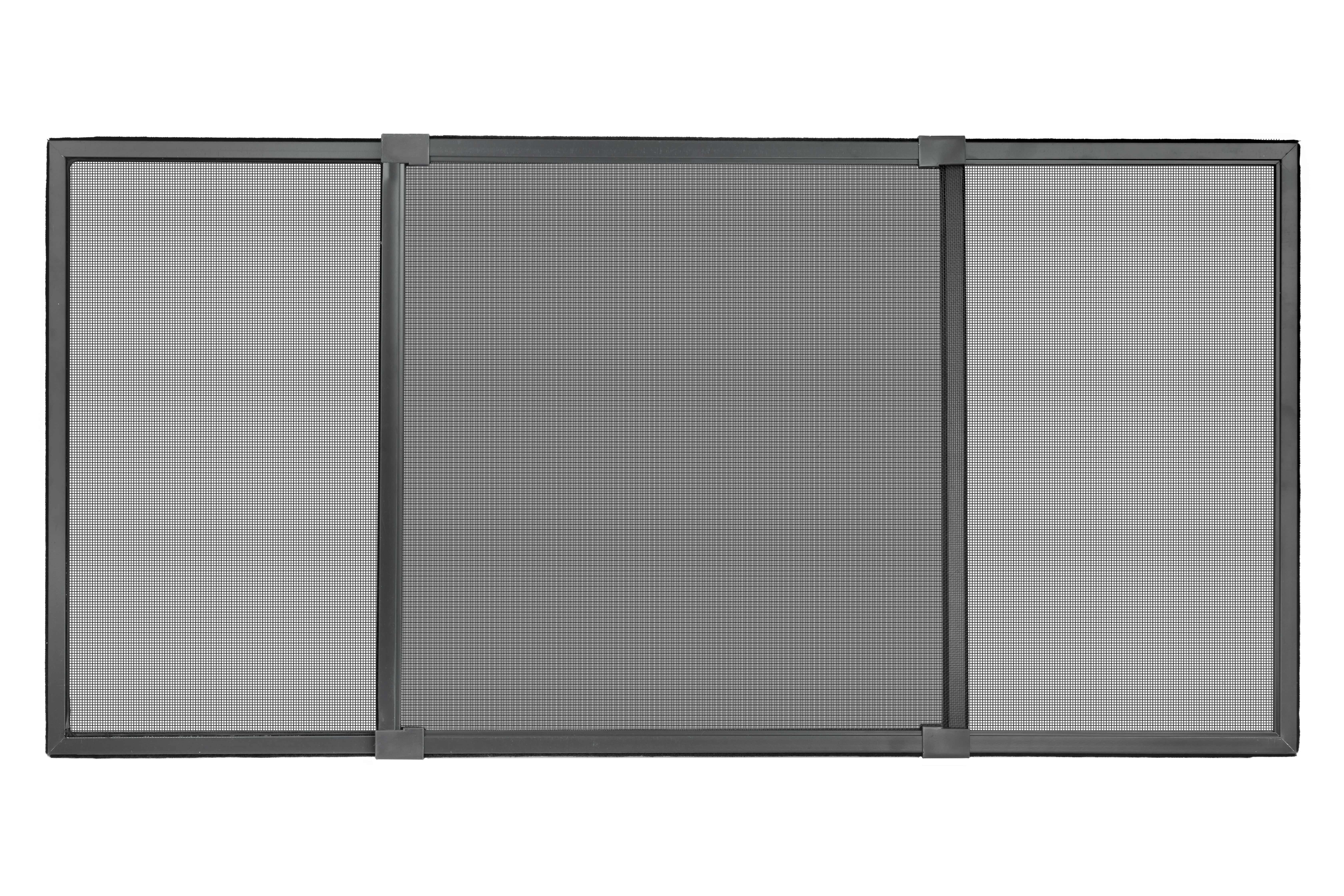Klemmfix Fliegengitter mit Rahmen für Fenster bis 130x150 cm
