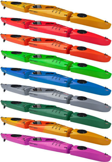 POINT65°N Tourenkajak Mercury Solo GTX von Point65 in Modulbauweise Zerlegbares Kajak