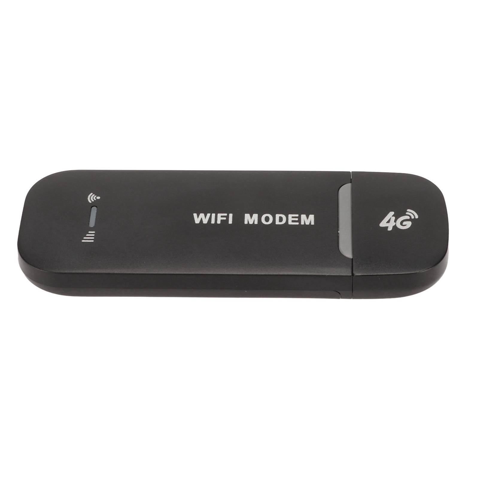 4G WiFi router čierny Až 10 používateľov Stabilné jednoduché pripojenie USB Plug and Play 4G LTE router pre hotspot Micro SIM karta Telefón PC