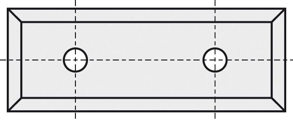 BRÜCK HW-WP 29,5 x 12 x 1,5 mm HC05 mit 4 Schneidkanten | 62030012