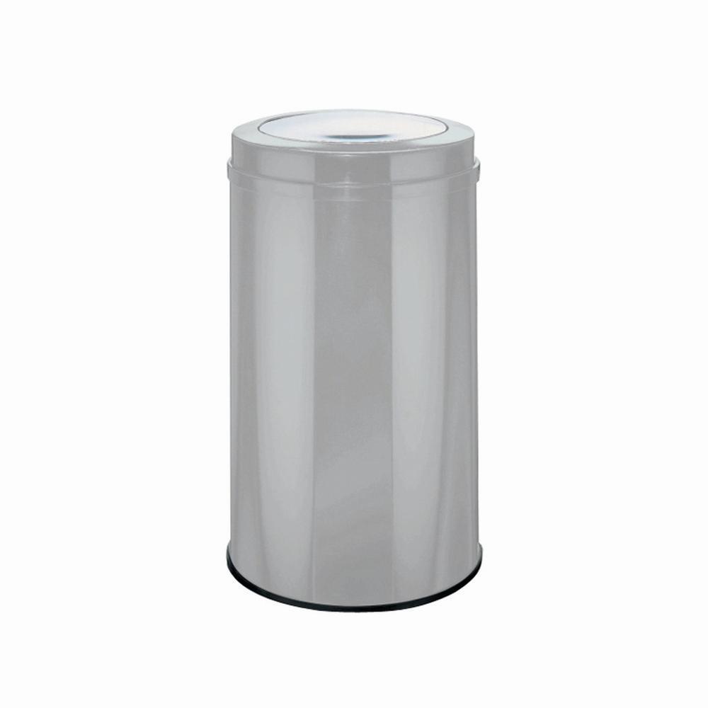 Wesco Abfalleimer "Big Swing" 120 l neusilber 350931-03