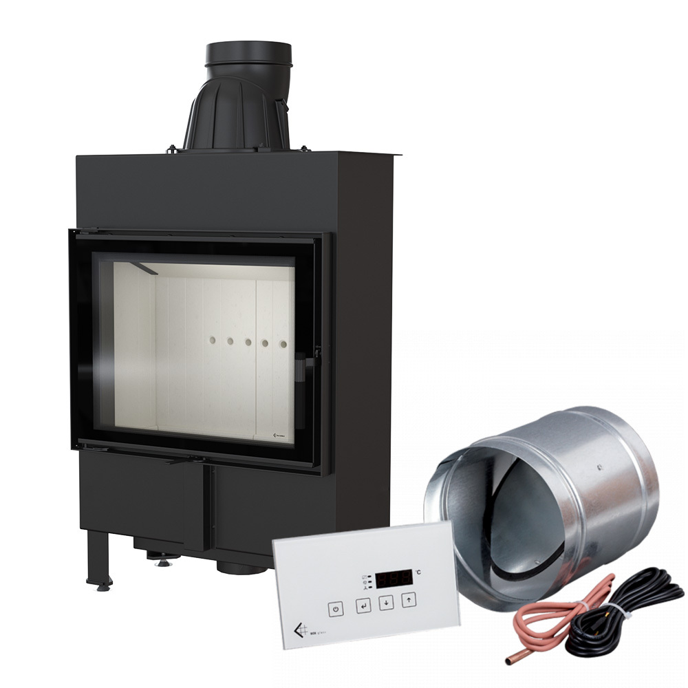 Inteligentný krb Lucy Slim 12 8 kW s MSK Glass