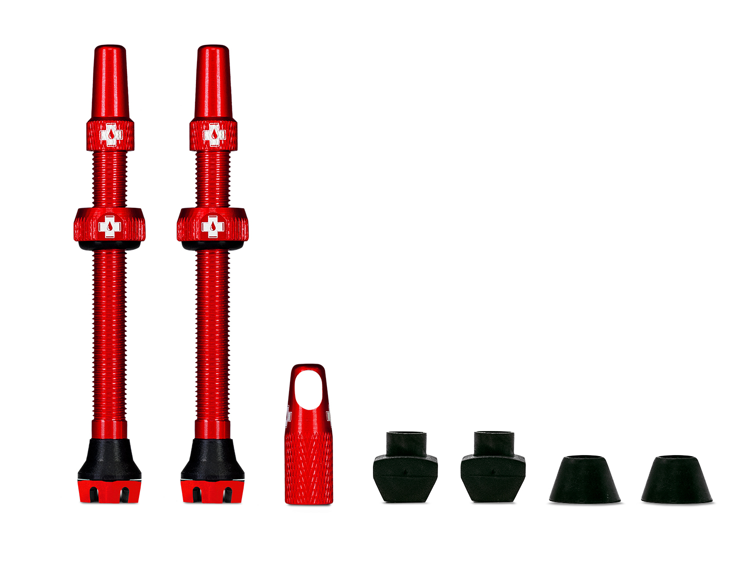 Muc-Off Muc Off Fahrradventil Valve Kit V2 , Rot, 44 mu-tir-2051
