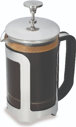 Cafetière, 6 Tassen, Edelstahl, Silber - La Cafetière | Roma