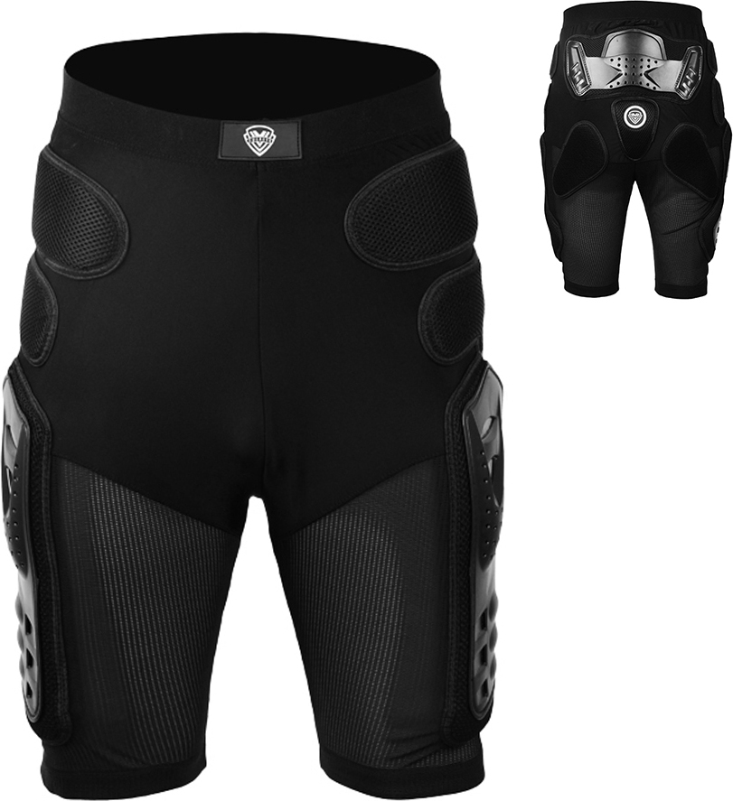 Lixada Hueftschutz Reitpanzerhosen Schutzpolstershorts fuer das Motorradfahren Mountainbike Radfahren Skifahren Skaten Snowboarden