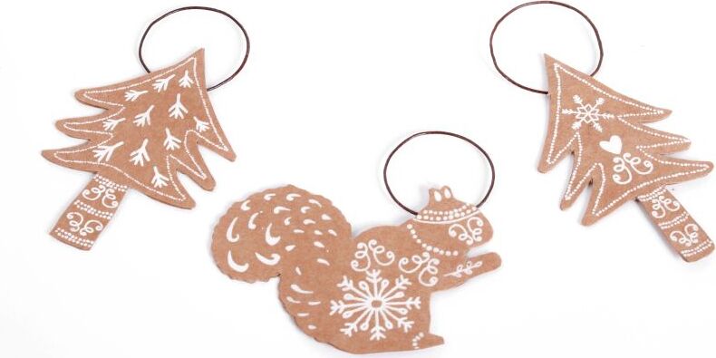 Good old Friends Lebkuchenornamente 3er Set "Winterwald"