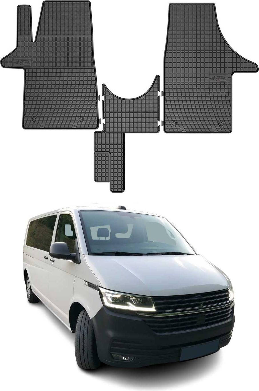 OMAC 3D Gummifußmatten Für VW T6 T6.1 OMAC Auto-Fußmatten Für VW