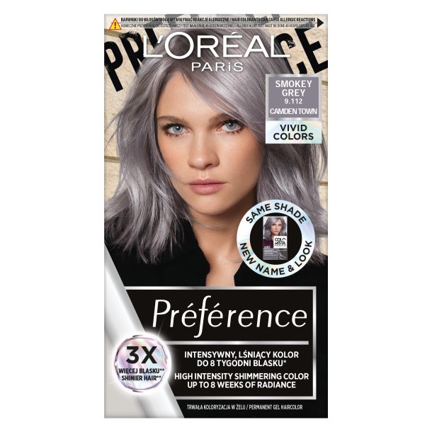 L'Oréal Paris Excellence L'Oreal Paris Präferenz Haarfarbe Rauchiges Grau 9.112 - 50 ml