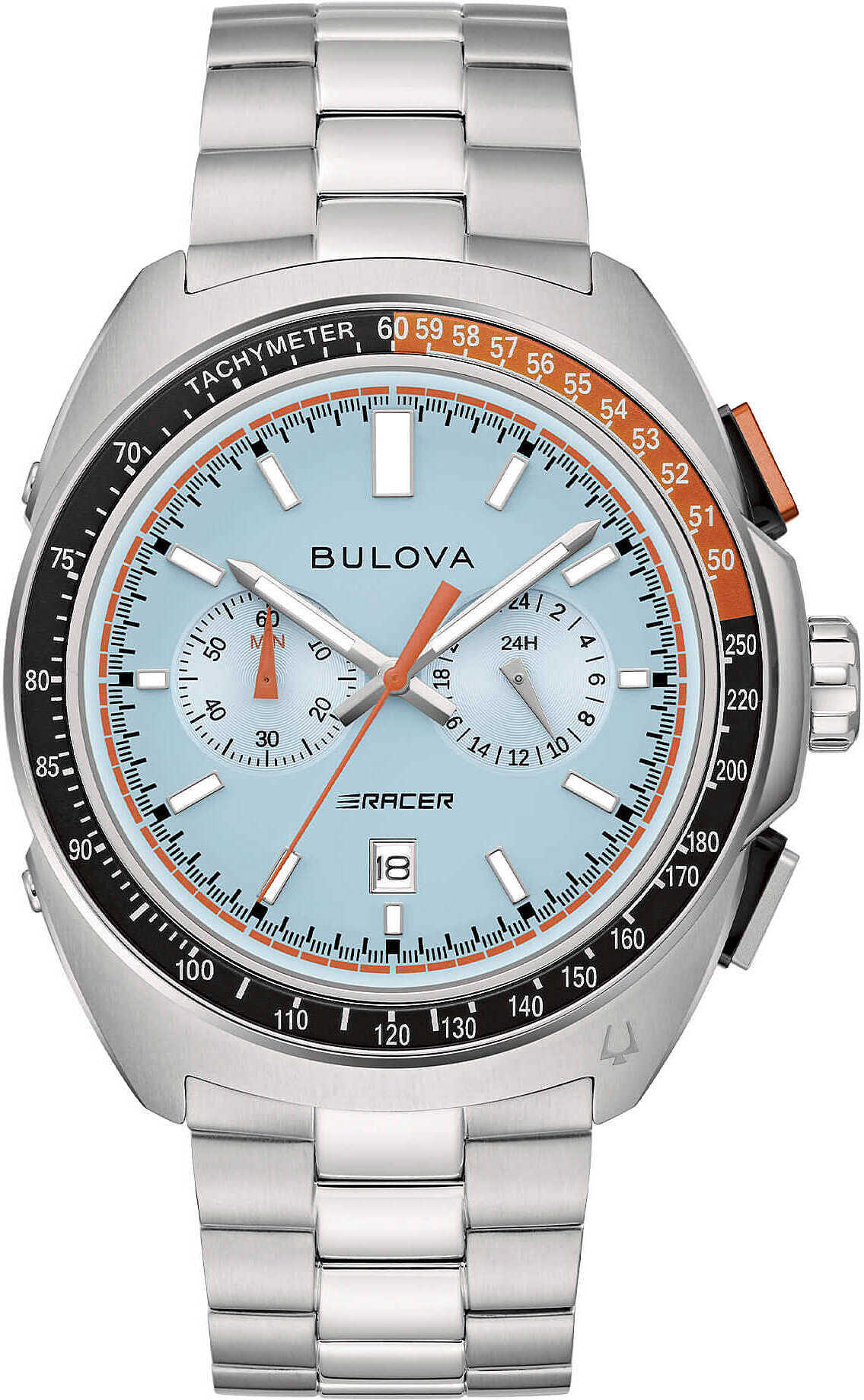 Chronograph Bulova Silber Kollektion Racer - mann