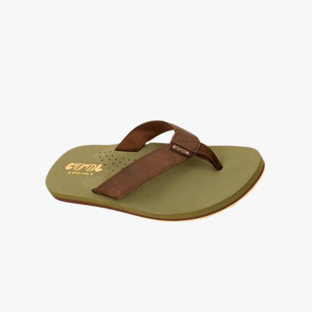 cool&move COOL SHOE Herrenschuhe Zehentrenner COOL SIN - olive, Größe:45 EU SCUOCOO26_cv_S45