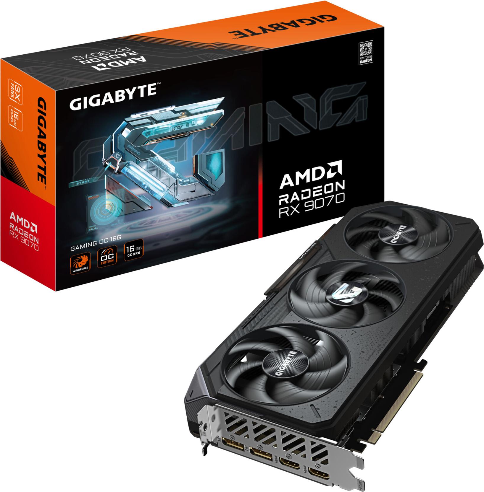 Gigabyte GV-R9070GAMING OC-16GD, Radeon RX 9070 GAMING OC (GV-R9070GAMING OC-16GD)