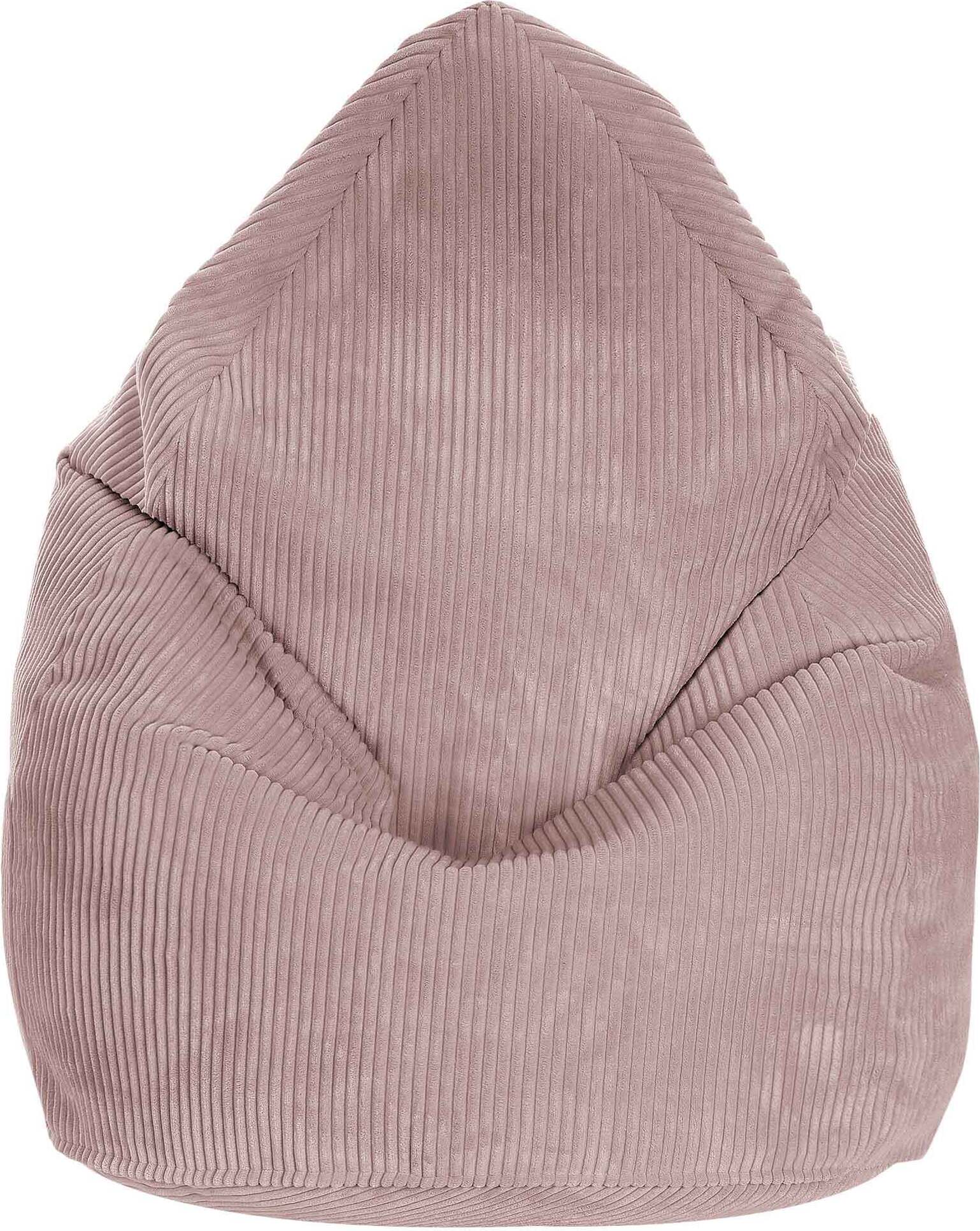 Dreamroots Bean Bag 80x80x120cm Sitzsack mit Lehne Sitzkissen Boden Chill Sack Bubibag Sitzsack Sitzsack mit Füllung Sitzsack Silver Pink pufM-171