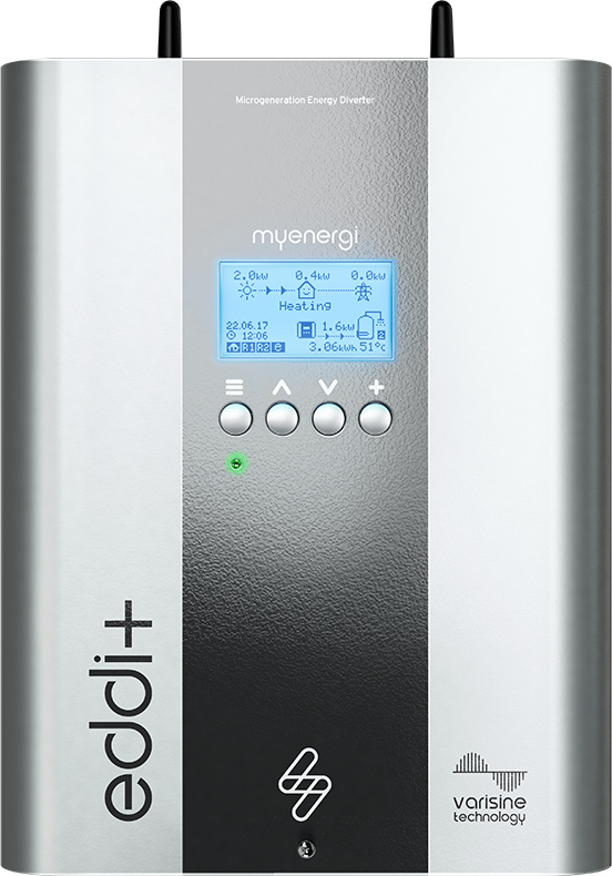 Myenergi eddi+ Energiemanager für die die selbsterzeugte Energie der PV-Anlage-EDDI-16A3P02H EDDI-16A3P02H+