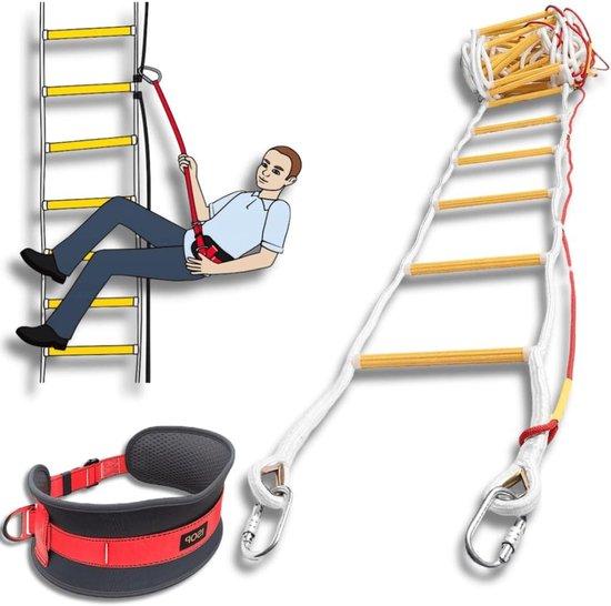 OEM Notfallleiter 10m für 3-5 Stockwerke mit Karabiner und Sicherheitsgurt 2026