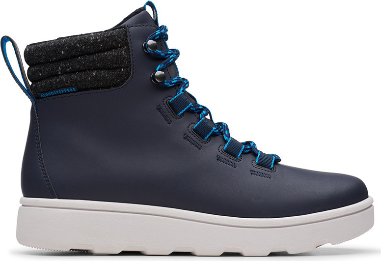 Clarks Step ExplorHi. navy blue kožené dámske čižmy Clarks Step ExplorHi. navy blue kožené čižmy 36