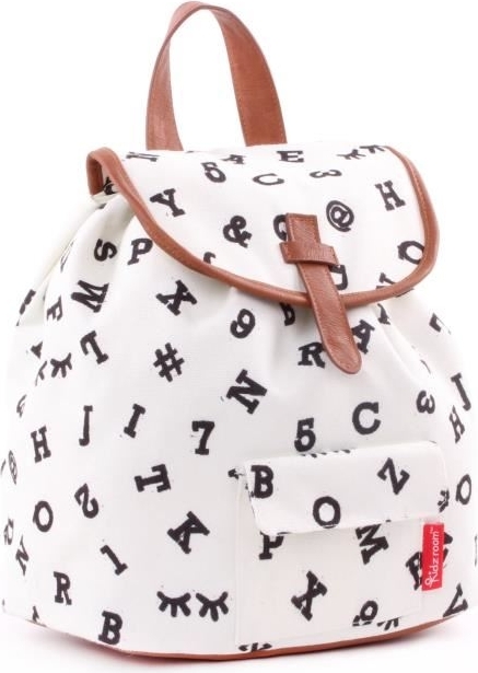 KIDZROOM Maternal Rucksack - Black & White Numbers VAD8712645248151