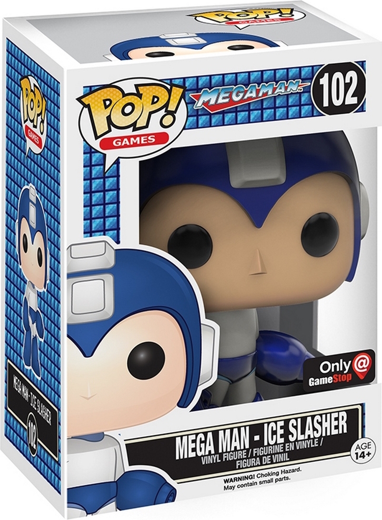 Megaman - Mega Man - Ice Slasher 102 Only Gamestop - Funko Pop! - Vinyl Figur #10361