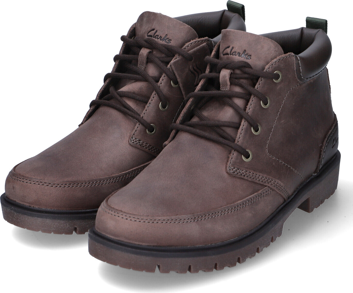 Clarks zimné topánky ROSSDALE pánske kožené hnedé veľkosť: 9½
