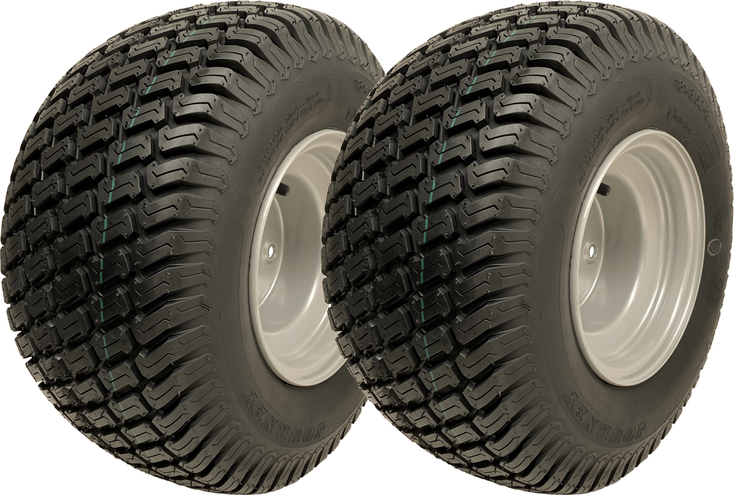 kolesá pre kosačky 18x8.50-8 so 4 kolíkmi Wanda 100 mm PCD s elektronickou značkou (sada 2 kusov)