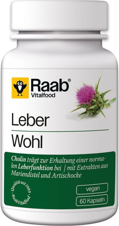 Raab Vitalfood Leberwohl Kapseln 60 St 19304688