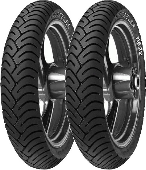 Pár pneumatík METZELER 3.50-18 62P + 2.75-18 48P ME22