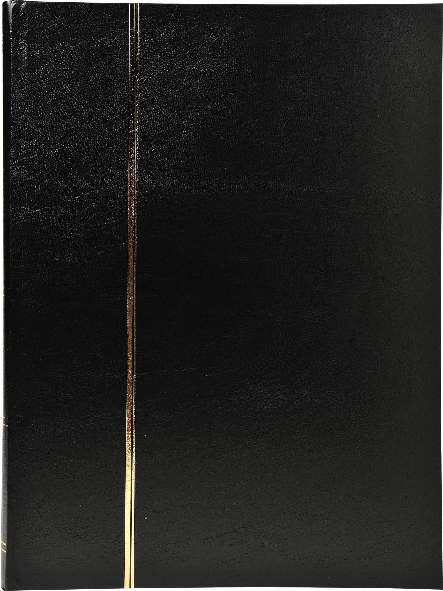 Album Pour Timbres Prophila Leuchtturm – 60 Pages Noires, 540 Bandes Transparentes, Couverture Bordeaux, 23 X 30,5 Cm